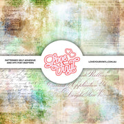 Vintage Scrapbook Patterned Vinyl LYV_1688